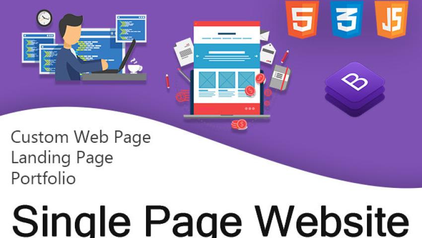 One Page Website Development